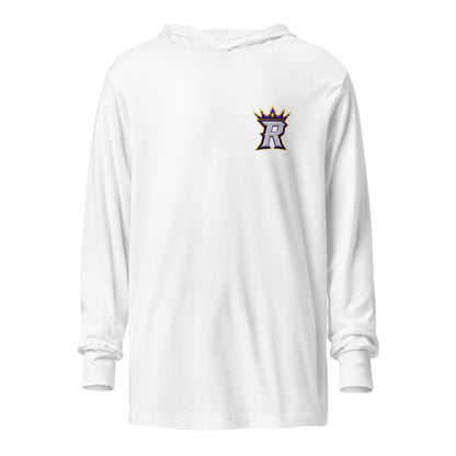 Performance | Hooded Long Sleeve T Shirt | REIGN 10U Softball | Royale Crest Logo