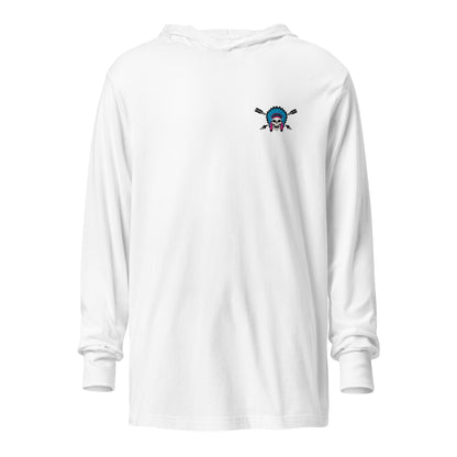 Performance | Hooded Long Sleeve T Shirt | Savage Softball | Chief Skullcrest Logo