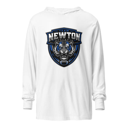Performance | Hooded Long Sleeve T Shirt | Newton Youth football league | Shield Logo