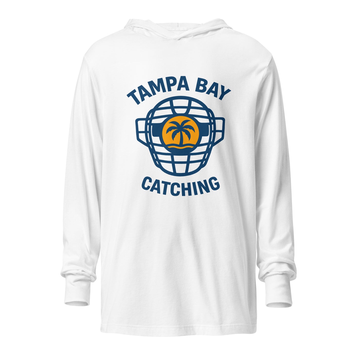 Performance | Hooded Long Sleeve T Shirt | Tampa Bay Catching | Vanguard Logo