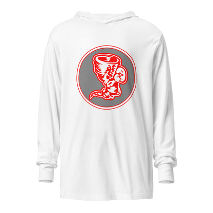 Performance | Hooded Long Sleeve T Shirt | Bay High Softball | Badge Logo