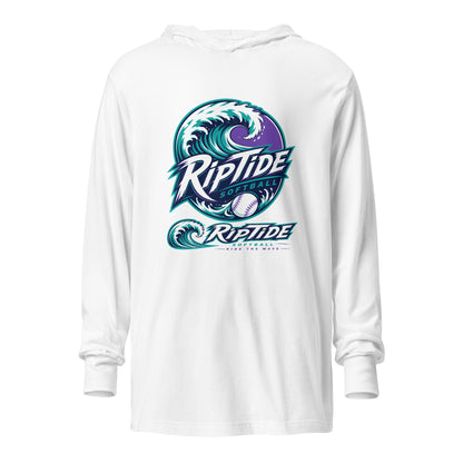 Performance | Hooded Long Sleeve T Shirt | RipTide Softball | Crest Logo
