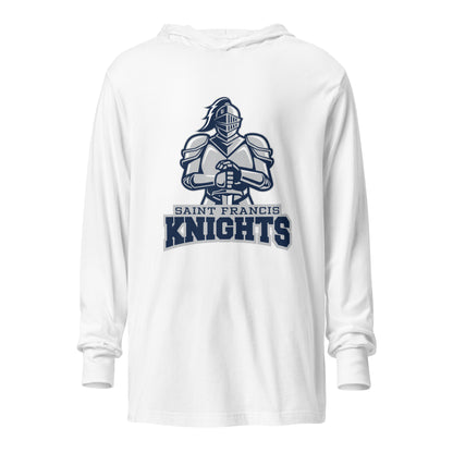 Performance | Hooded Long Sleeve T Shirt | Saint Francis School | Valor Athletics Logo