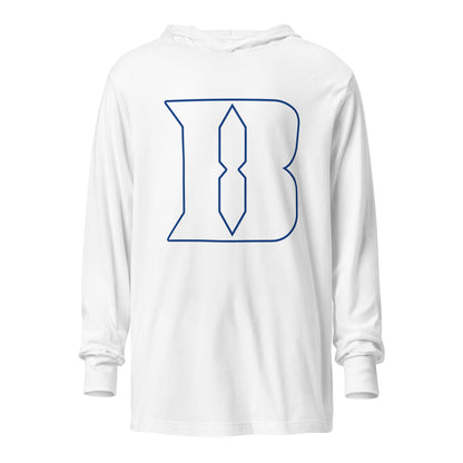 Performance | Hooded Long Sleeve T Shirt | Blueblacks Football Club | Crest Logo