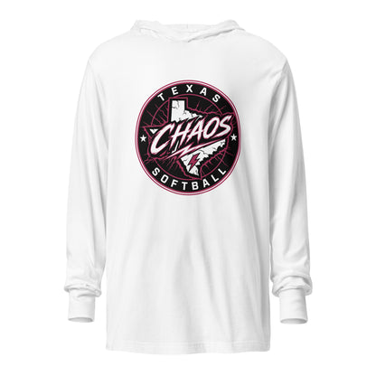 Performance | Hooded Long Sleeve T Shirt | Texas Chaos | Badge Logo