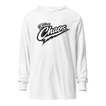 Performance | Hooded Long Sleeve T Shirt | Texas Chaos | Emblem Logo