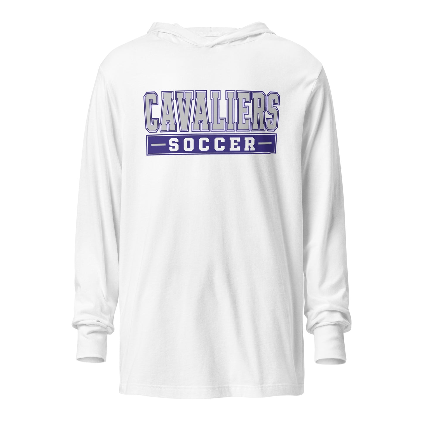 Performance | Hooded Long Sleeve T Shirt | STM Soccer | Modern Script Logo