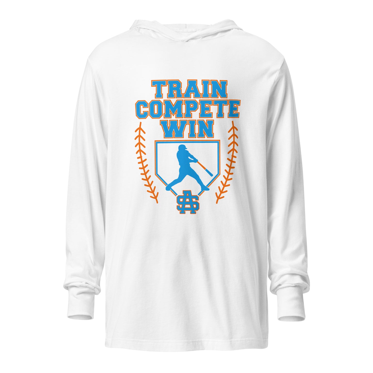 Performance | Hooded Long Sleeve T Shirt | South Alabama Select 8U | Emblem Logo