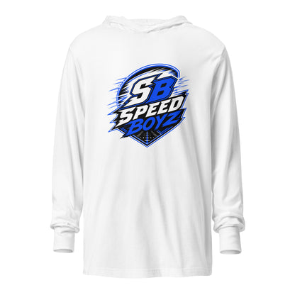 Performance | Hooded Long Sleeve T Shirt | Blackout Boyz | SB Speed Crest Logo