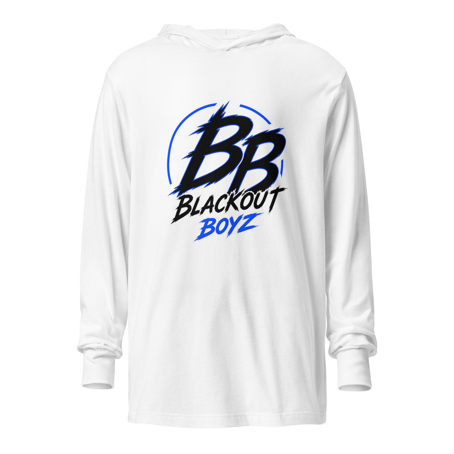 Performance | Hooded Long Sleeve T Shirt | Blackout Boyz | Vanguard Logo