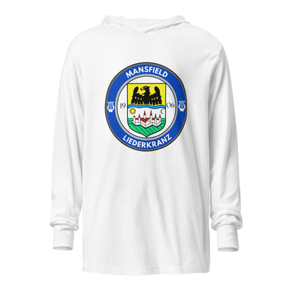 Performance | Hooded Long Sleeve T Shirt | Liederkranz Soccer Club | Badge Logo