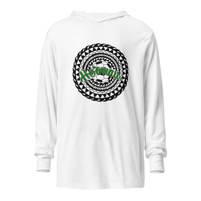 Performance | Hooded Long Sleeve T Shirt | Hoomau FC | Emblem Logo