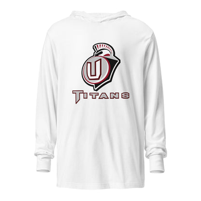 Performance | Hooded Long Sleeve T Shirt | Union Gymnastics | Emblem Logo