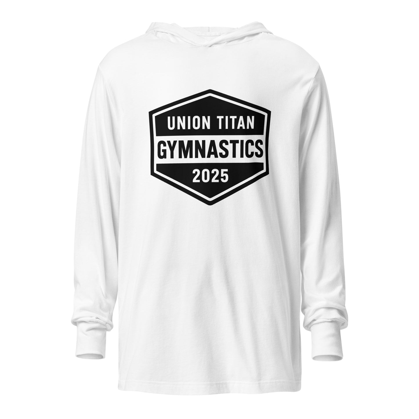 Performance | Hooded Long Sleeve T Shirt | Union Gymnastics | Vanguard Logo