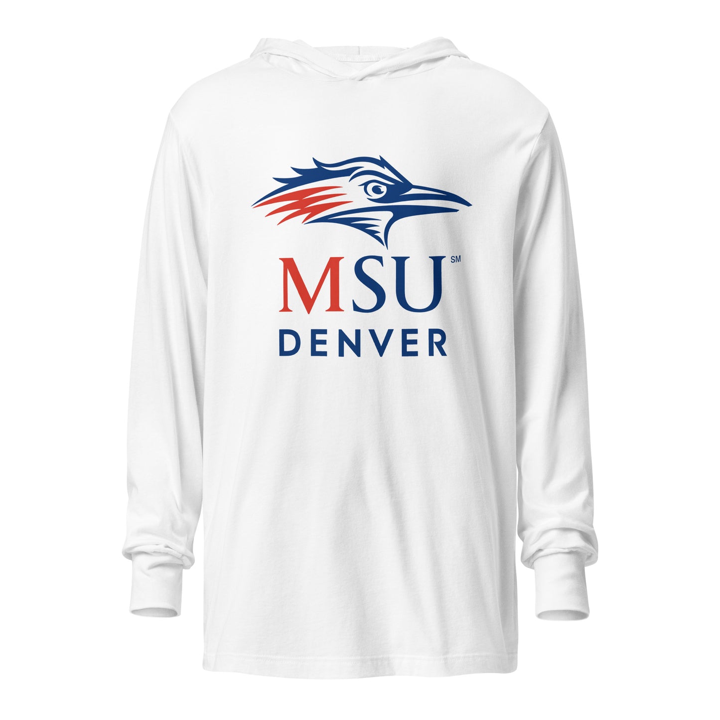 Performance | Hooded Long Sleeve T Shirt | MSU Denver Dance Team | Titan Crest Logo