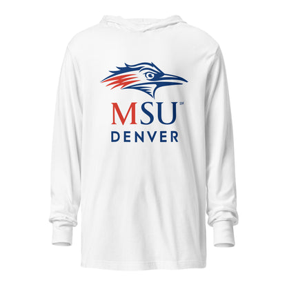 Performance | Hooded Long Sleeve T Shirt | MSU Denver Dance Team | Titan Crest Logo