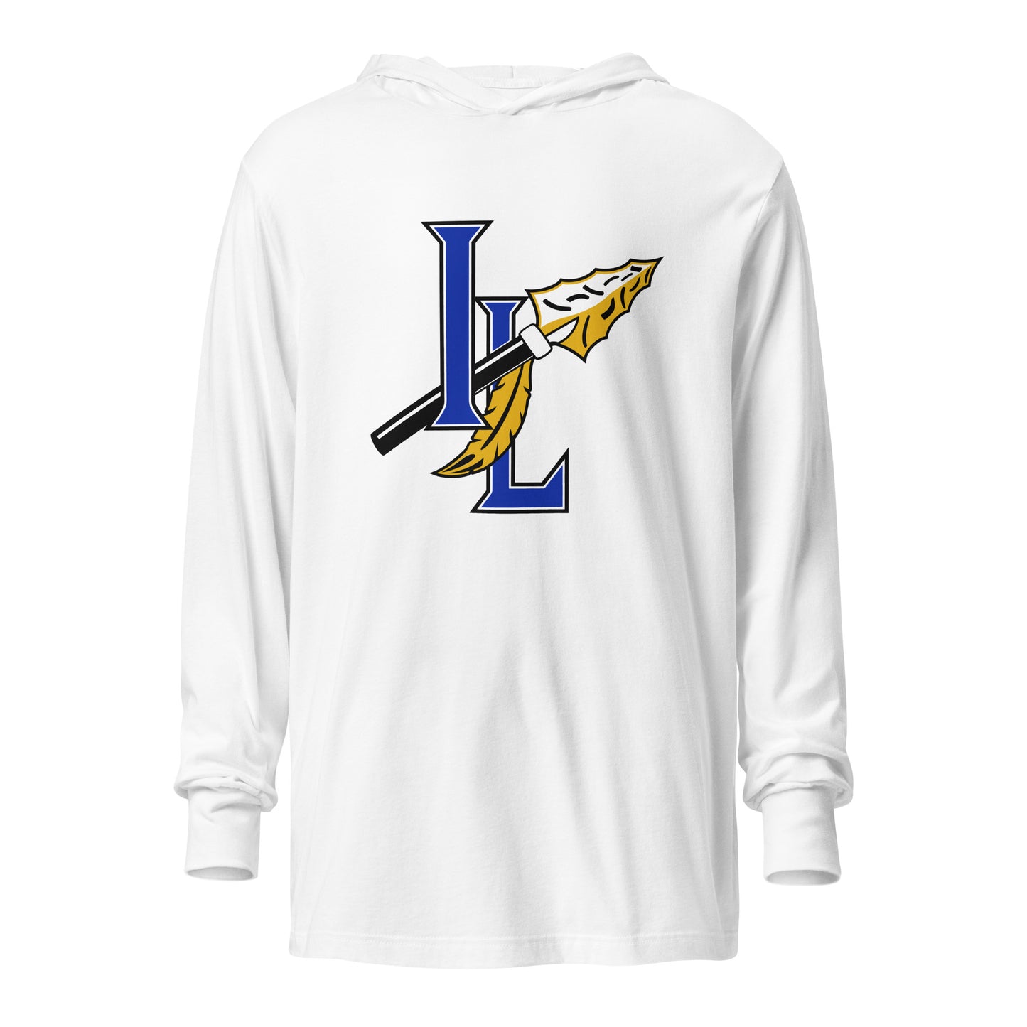 Performance | Hooded Long Sleeve T Shirt | Indian Land Middle School Volleyball | Spear Athletic Logo