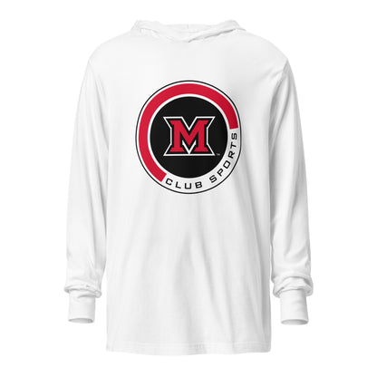 Performance | Hooded Long Sleeve T Shirt | Miami Women's Hockey | Badge Logo