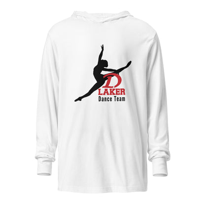 Performance | Hooded Long Sleeve T Shirt | Detroit Lakes Dance | Valor Varsity Logo