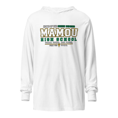 Performance | Hooded Long Sleeve T Shirt | Mamou High School | Vanguard Logo