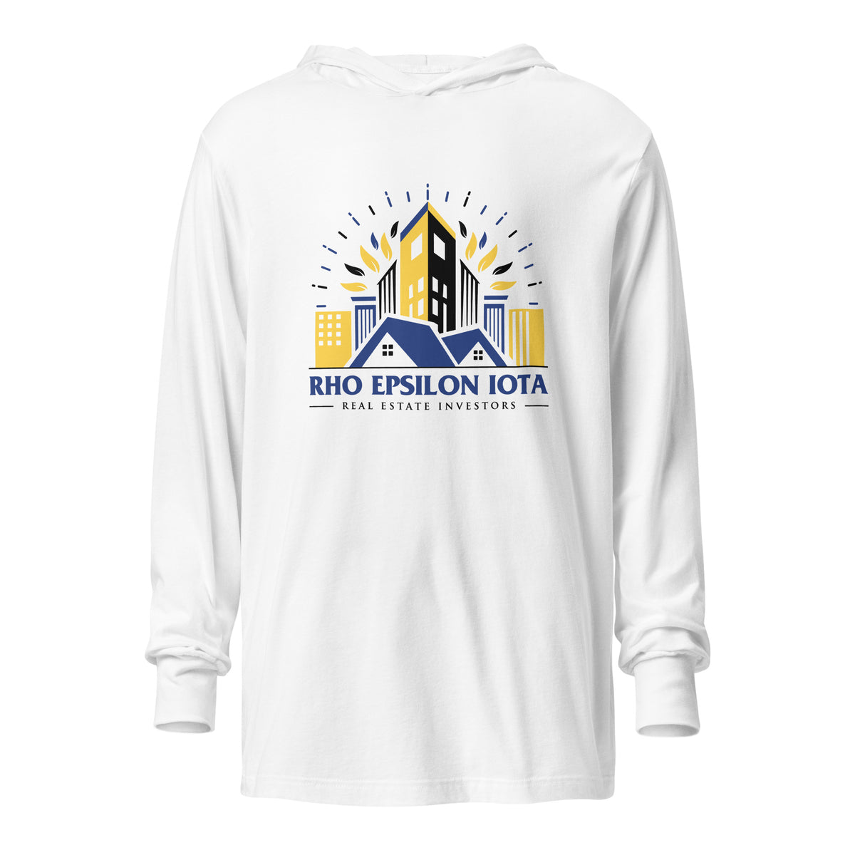 Performance | Hooded Long Sleeve T Shirt | Rho | Emblem Logo