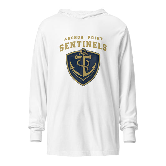 Performance | Hooded Long Sleeve T Shirt | Anchor Point | Crest Logo