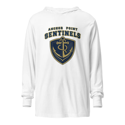 Performance | Hooded Long Sleeve T Shirt | Anchor Point | Shield Logo