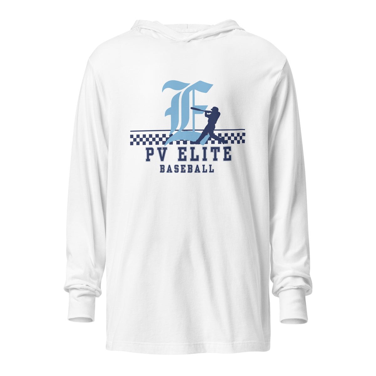 Performance | Hooded Long Sleeve T Shirt | PV Elite 7U Baseball | Valor Logo