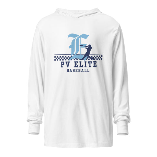 Performance | Hooded Long Sleeve T Shirt | PV Elite 7U Baseball | Valor Logo