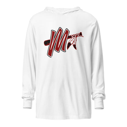 Performance | Hooded Long Sleeve T Shirt | Mohawks Baseball 8u | Crrest Logo