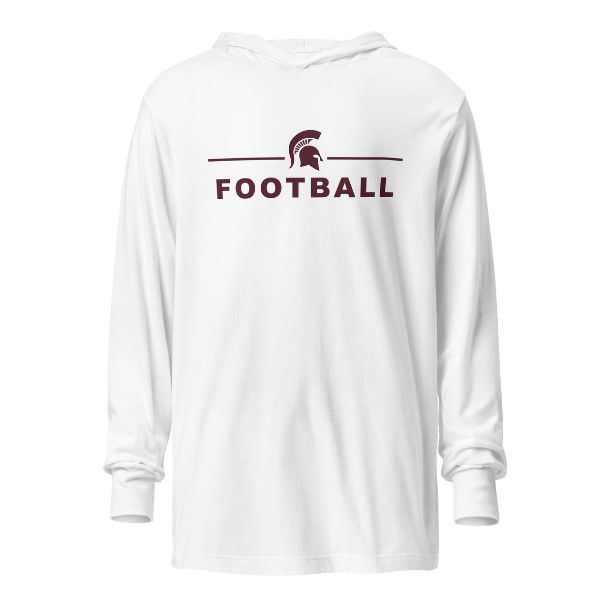 Performance | Hooded Long Sleeve T Shirt | Turpin Football | Modern Script Logo