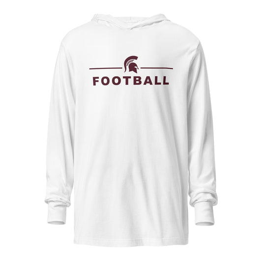 Performance | Hooded Long Sleeve T Shirt | Turpin Football | Modern Script Logo