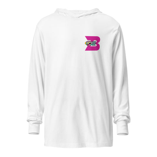 Performance | Hooded Long Sleeve T Shirt | Buffalo Bomb Squad 16u | B-mark Logo