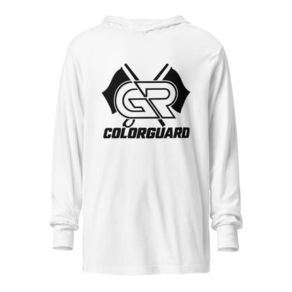 Performance | Hooded Long Sleeve T Shirt | George Ranch High School Colorguard | Crest Logo
