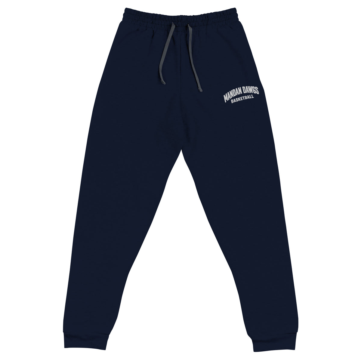 Performance | Embroidered Joggers | Mandan Dawgs Basketball | Crest Logo