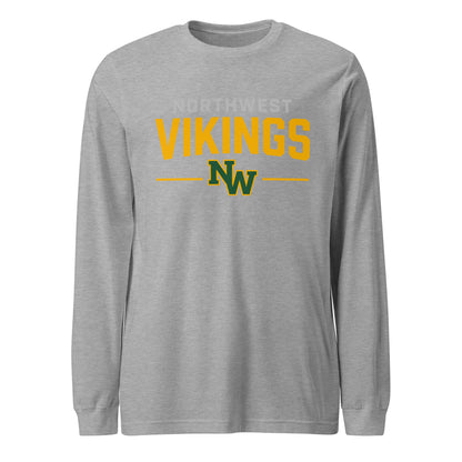 Performance | Long Sleeve Tee | Northwest High School | Vikings Logo