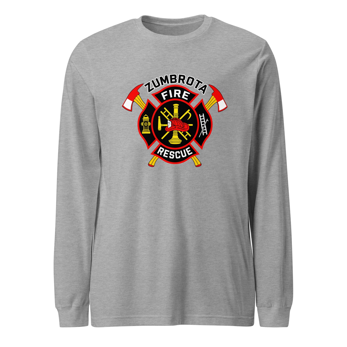 Performance | Long Sleeve Tee | Zumbrota Fire Department | Vanguard Logo