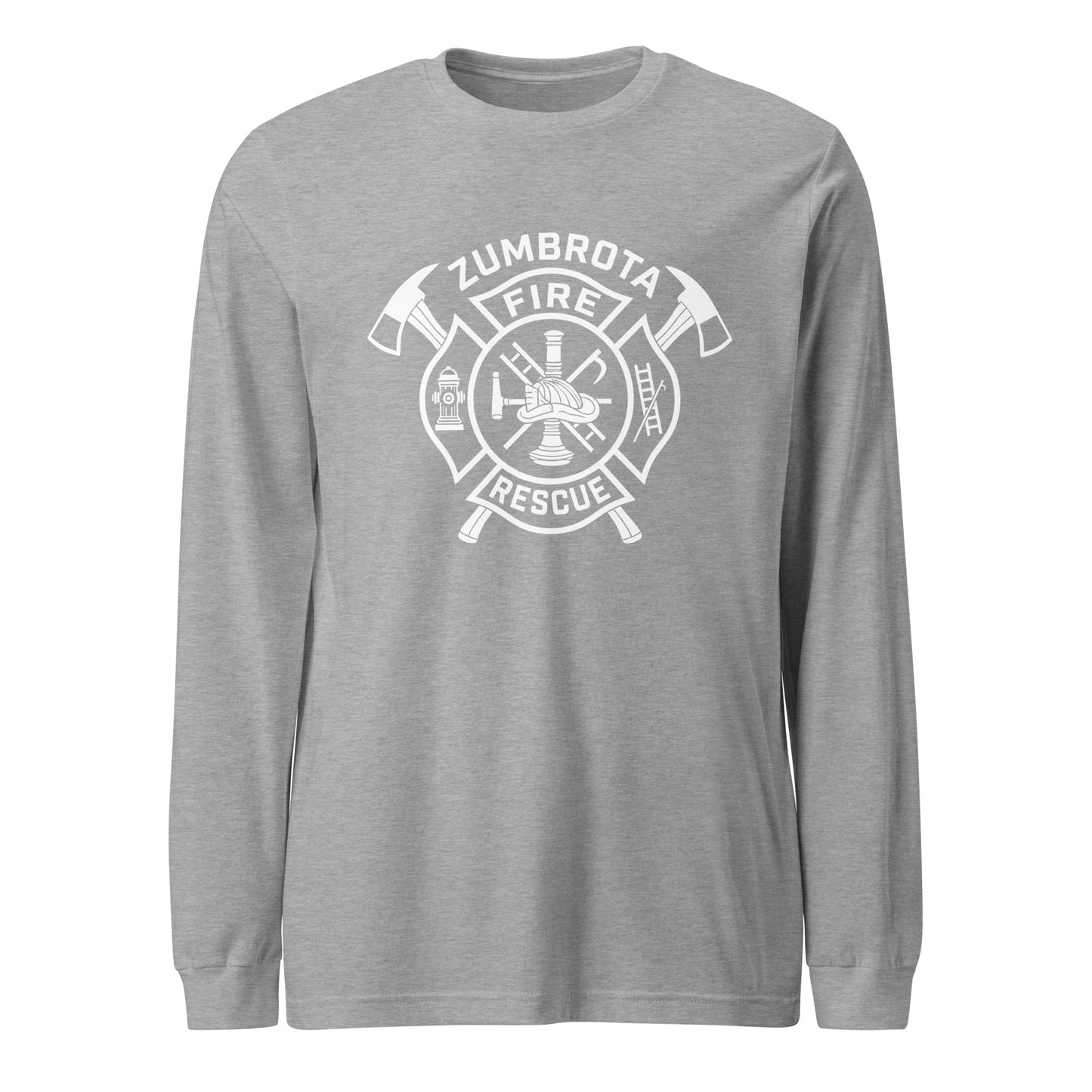 Performance | Long Sleeve Tee | Zumbrota Fire Department | Crest Logo