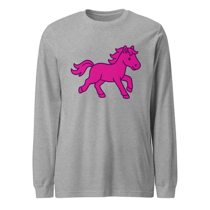 Performance | Long Sleeve Tee | Pink Pony Athletic Club | Mascot Logo