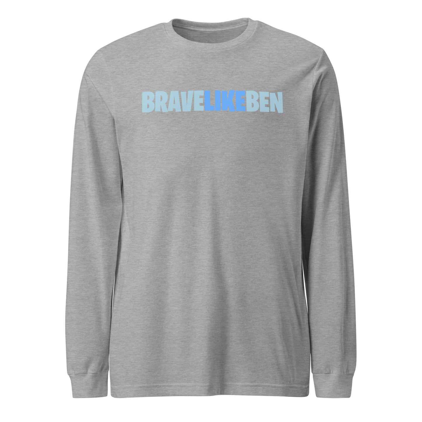 Performance | Long Sleeve Tee | Brave Like Ben | Wordmark Logo