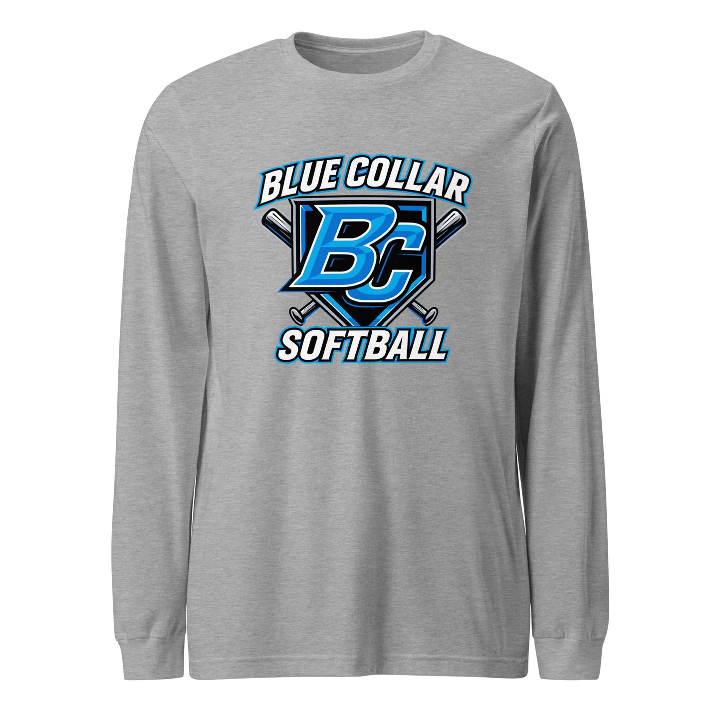 Performance | Long Sleeve Tee | Blue Collar Softball 2034 | Shield Logo