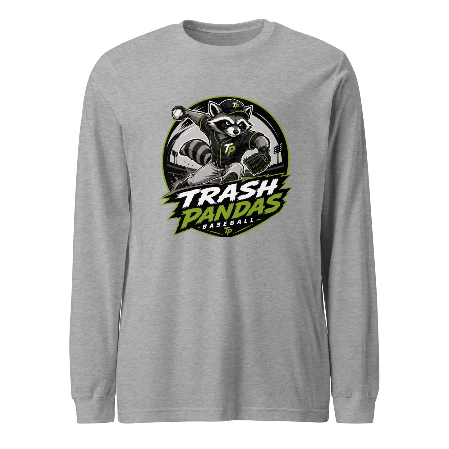 Performance | Long Sleeve Tee | Trash Pandas Baseball Organization | Vanguard Logo