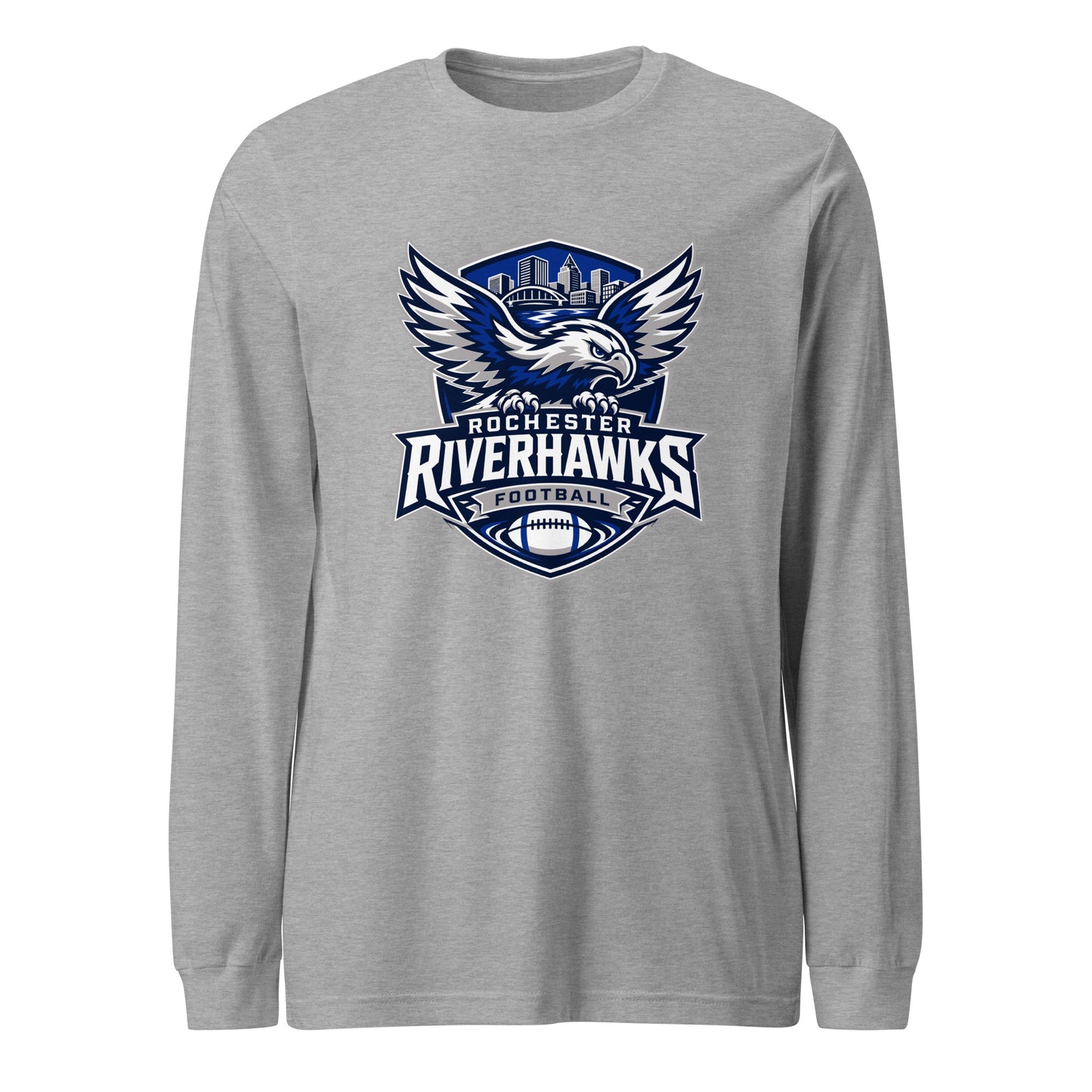Performance | Long Sleeve Tee | Rochester Riverhawks | Shield Logo
