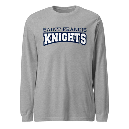 Performance | Long Sleeve Tee | Saint Francis School | Modern Script Logo