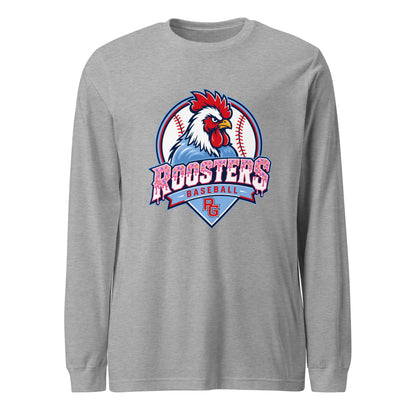 Performance | Long Sleeve Tee | Rooster Nation | Emblem Logo