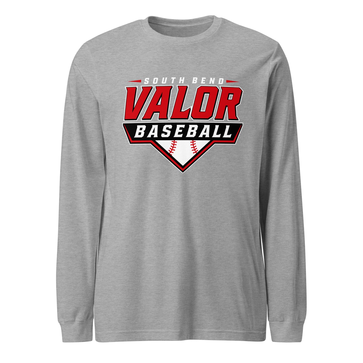 Performance | Long Sleeve Tee | South Bend Valor Baseball | Vanguard Logo