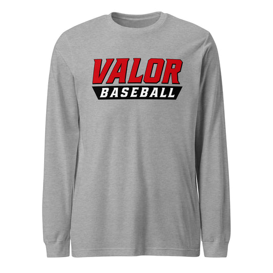 Performance | Long Sleeve Tee | South Bend Valor Baseball | Emblem Logo