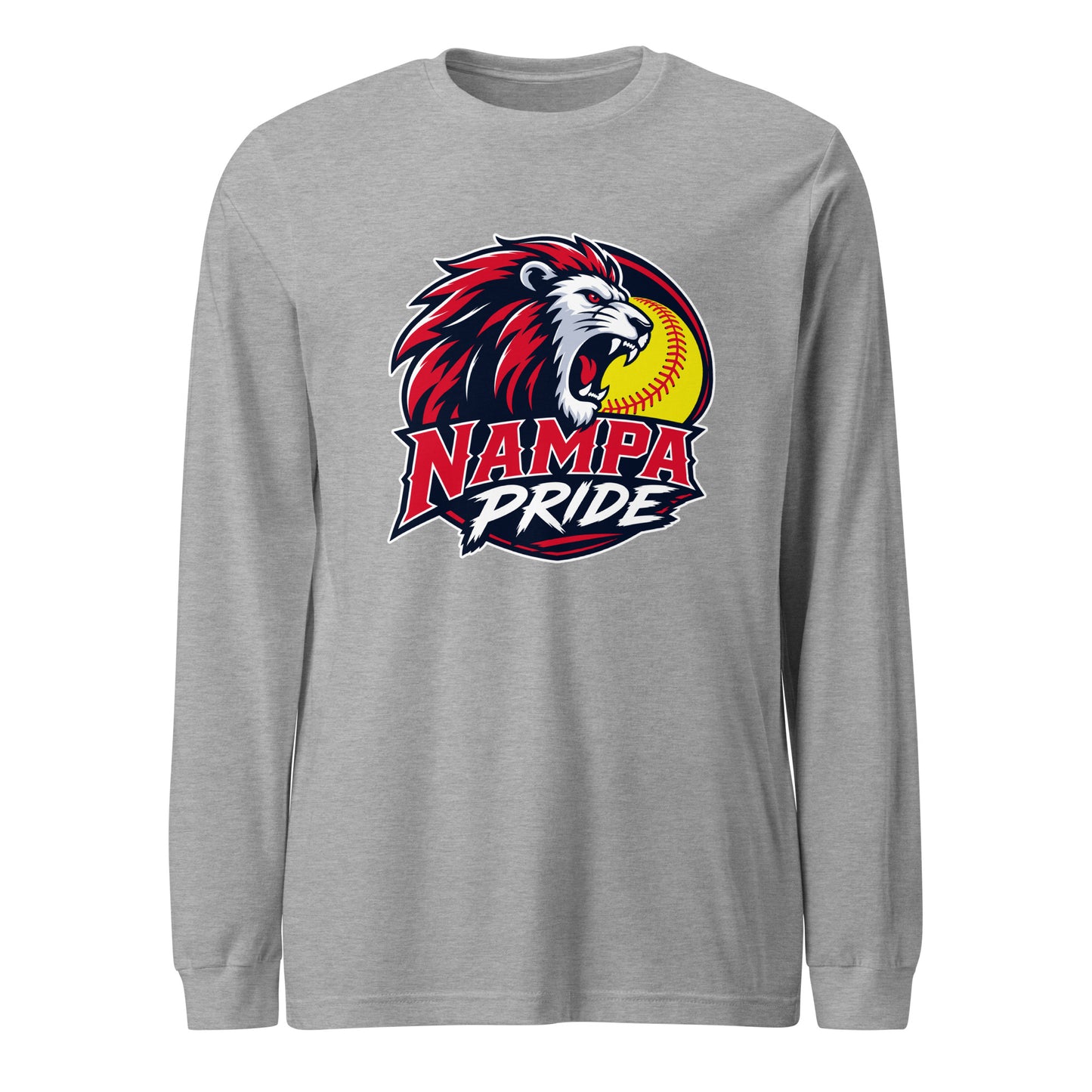 Performance | Long Sleeve Tee | Nampa Pride | Lion Crest Logo