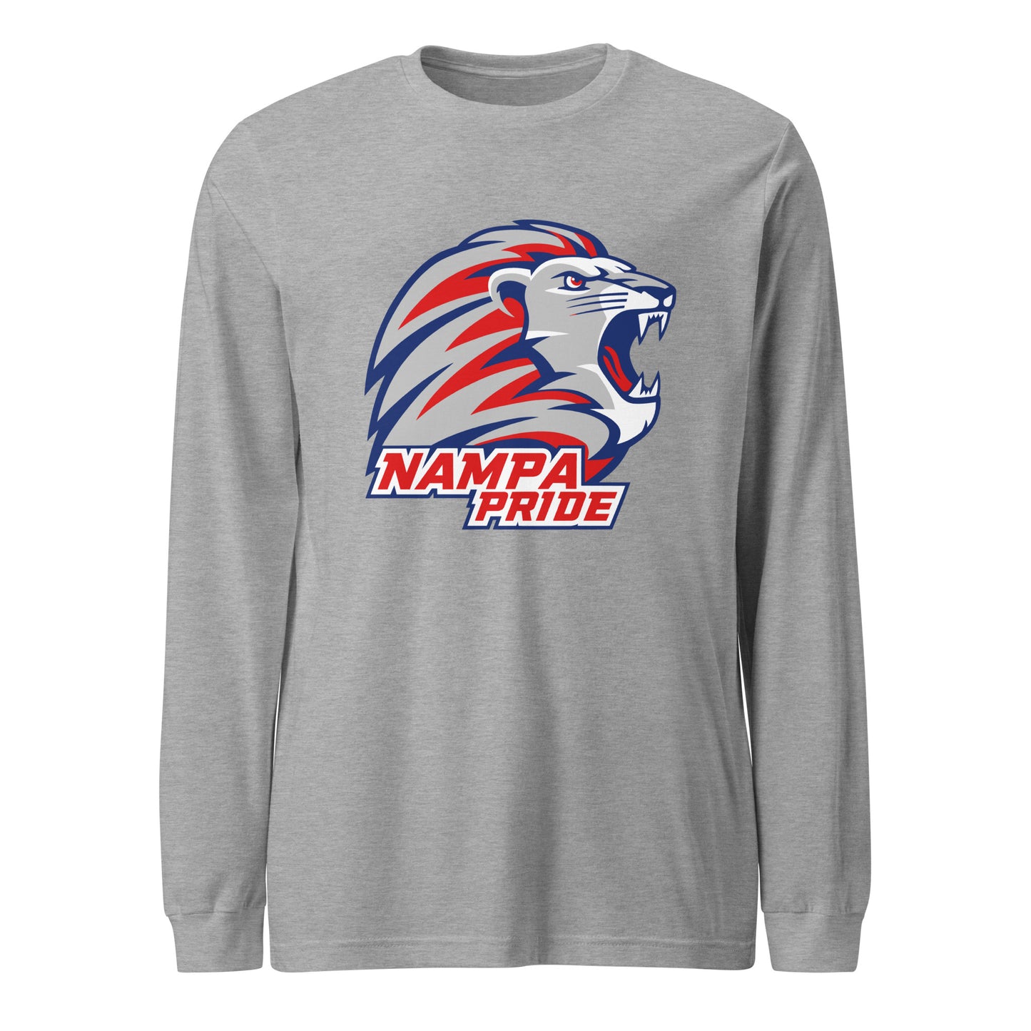Performance | Long Sleeve Tee | Nampa Pride | Mascot Logo