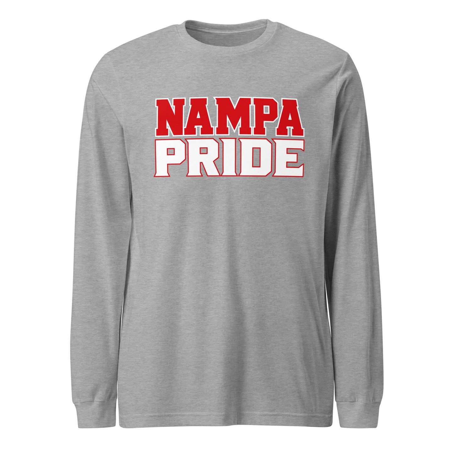 Performance | Long Sleeve Tee | Nampa Pride | Letter Mark Logo